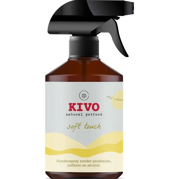 Kivo Petfood Dogspray Soft Touch 500 Ml - Vrij Van Parabenen, Sulfaten En Ph-neutraal thumbnail