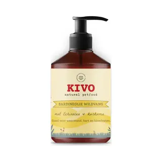 Kivo Petfood Sardinenöl Mit Echinacea & Kurkuma - 500 Ml