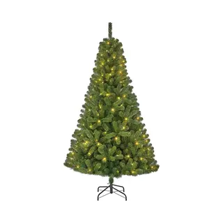 Black Box Trees Charlton - Kunstkerstboom Met Led Verlichting - H215 XØ127 Cm - Groen
