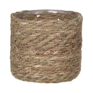 Mica Decorations - Mica Aufbewahrungskorb Atlantic Hellbraun, 14 X 14 Cm Deko-accessoires