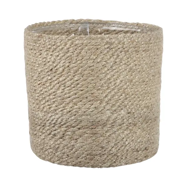 Mica Decorations Plantenpot - Rotan - Bruin - Plantenmand - H20 En D20 Cm - Met Plastic Binnenkant thumbnail