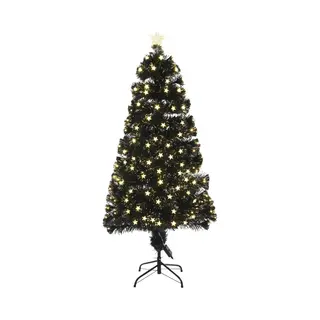 Luca Lighting Mercury Kunstkerstboom Met Fiber Optic Led Verlichting - H150 XØ65 Cm - Groen