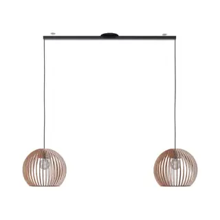 Lightswing Deckenschiene - 2-flammig, Schwarz Matt - 90 Cm