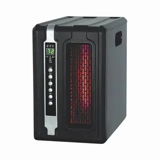 Montana GD9215BD1 electrische verwarming Binnen Zwart, Roestvrijstaal 1500 W Infrarood elektrisch verwarmingstoestel