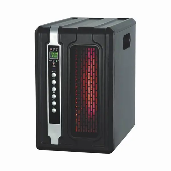 Montana GD9215BD1 electrische verwarming Binnen Zwart, Roestvrijstaal 1500 W Infrarood elektrisch verwarmingstoestel thumbnail