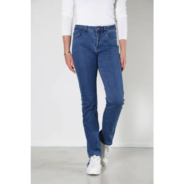 New Star - Memphis - Dames Regular-fit Jeans - Stonewash thumbnail