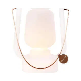 Qazqa Storm - Moderne Led Dimbare Staande Buitenlamp | Staande Lamp Voor Buiten Met Dimmer - 1 Lichts - H 300 Mm - Wit - Buitenverlichting