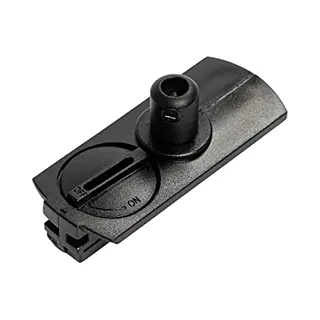 Qazqa Luxe Hanglamp Adapter Voor 1-fase Rail Zwart