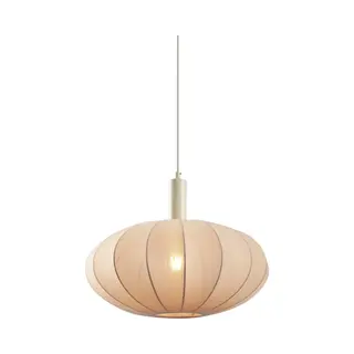 Qazqa Bida - Japandi Hanglamp - 1 Lichts - Ø 42 Cm - Beige - Woonkamer | Slaapkamer | Keuken