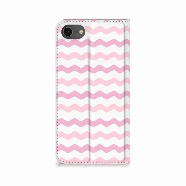 B2Ctelecom IPhone 7 | 8 | Se (2020) | Se (2022) Hoesje Met Magneet Waves Roze thumbnail