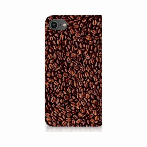 B2Ctelecom IPhone 7 | 8 | Se (2020) | Se (2022) Flip Style Cover Koffiebonen thumbnail