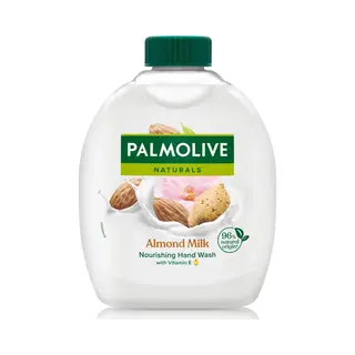 Vaseline Palmolive Handzeep Naturals Navulling Amandel Melk - 6 X 300 Ml - Voordeelverpakking