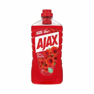 Gratis, Ajax Allesreiniger Fete De Fleur Rode Bloemen 1 Liter