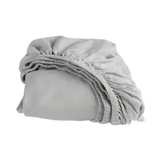 Cinderella Hoeslaken - Geschikt Voor Boxspring - Jersey - 120x200 Cm - Tot 25 Cm - Lichtgrijs