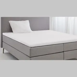 Cinderella Molton Hoeslaken - Matrasbeschermer Voor Topper - 180x200 Cm - Tot 25 Cm - Wit