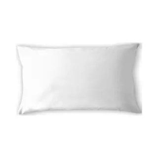 Cinderella Basic Kussensloop - Set Van 2 - Met Rits - Katoen - 40x80 Cm - Wit