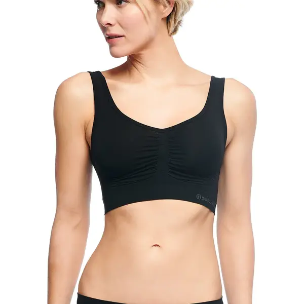 Bamboo Basics Naadloze Bh Nova - 2-pack - Zwarte Comfort Bh Top - Maat Xxl - Bamboe Bh Zonder Beugel - Bamboe Ondergoed thumbnail