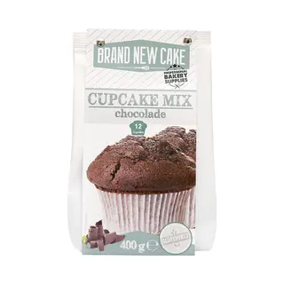 Brand New Cake BrandNewCake® Glutenfreie Cupcake-Mix Schokolade 400g - Backmischung Für Schokoladen-Cupcakes - Einfach & Lecker
