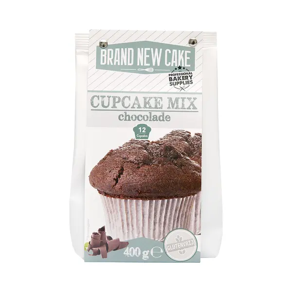 Brand New Cake BrandNewCake® Glutenfreie Cupcake-Mix Schokolade 400g - Backmischung Für Schokoladen-Cupcakes - Einfach & Lecker thumbnail