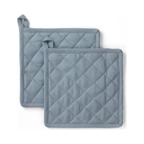 Byrklund Pannenlap Stay Cold - 2x 20x20 - 100% Katoen - Blauw thumbnail