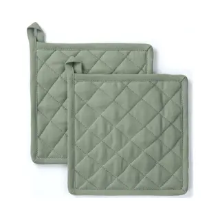 Byrklund Pannenlap Stay Cold - 2x 20x20 - 100% Katoen - Jade