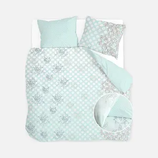 Walra Dekbedovertrek Dreamy Dots - 200x220 - 100% Katoen (Bci) - Licht Blauw