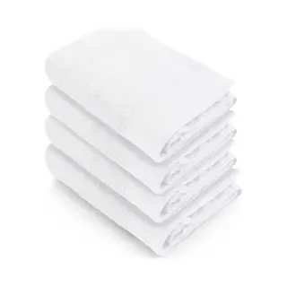 Walra Handdoeken 60x110 Soft Cotton - 4-delig - Badhanddoeken 550 G/m² - 100% Katoen - Handdoekenset Wit