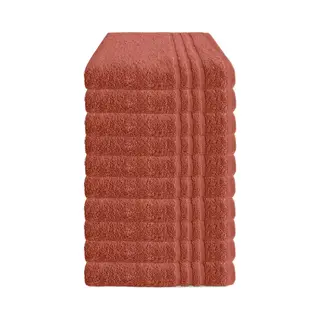 Byrklund Handdoeken 50 X 100 - Set Van 10 - Hotelkwaliteit - Terra