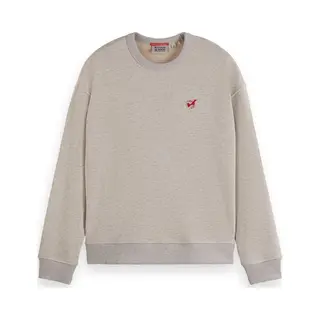 Scotch & Soda, Mannen, Springer, Core - The Free Spirit Peace Bird Sweatshirt Heren Trui - Maat M, Grijs, (M)
