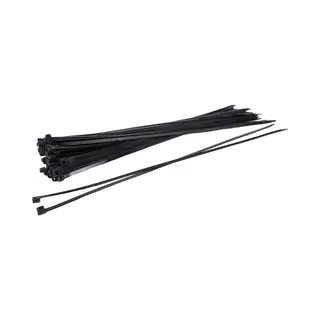 Kortpack - Kabelbinders/ Tyraps 610mm Lang X 9mm Breed - Zwart - 100 Stuks - Treksterkte, 79, 4kg - Bundeldiameter, 160mm - Bundelbandjes -