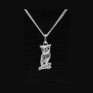 Mooye ® - Collectie Zilveren Uil Ketting Hanger