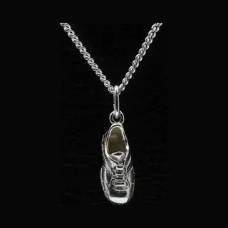 Mooye ® - Collectie Zilveren Hardloopschoen Ketting Hanger