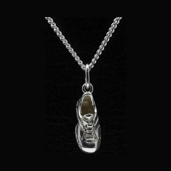 Mooye ® - Collectie Zilveren Hardloopschoen Ketting Hanger thumbnail