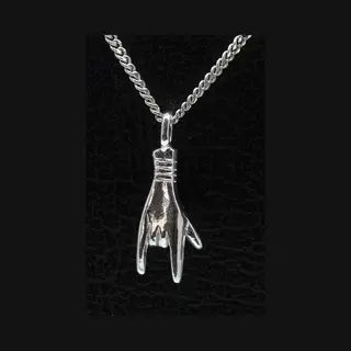Mooye ® - Collectie Zilveren Hand Ik Hou Van Jou Ketting Hanger