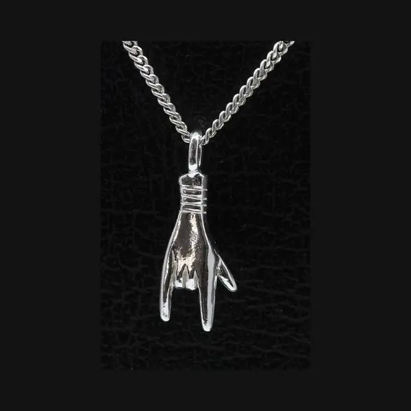 Mooye ® - Collectie Zilveren Hand Ik Hou Van Jou Ketting Hanger thumbnail