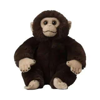 Wwf 01102 - Eco Plüschtier Schimpanse, Lebensecht Gestaltetes Kuscheltier, Ca. 23 Cm Groß, Wunderbar Weich Und Kuschelig, Handwäsche Möglich