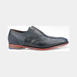 Floris Van Bommel Veterschoen 'De Stapper 05' Donkerblauw