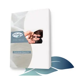 24-bedding Dubbel Jersey - Topdek Hoeslaken - Topper Hoeslaken - 100% Katoen - 180 X 200 Cm - Wit - Extra Dikke Kwaliteit 200 Gr/m2