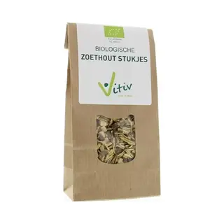 Vitiv Zoethoutstukjes Bio 50 Gram