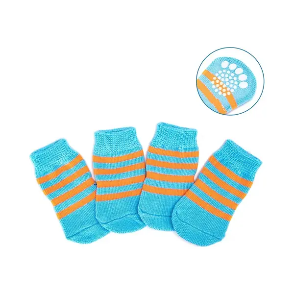 Nobleza Hondensokken - 4 Stuks - Maat L - Blauw thumbnail