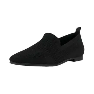 La Strada Damenschuhe Slipper Black Knitted 111884-4501-E