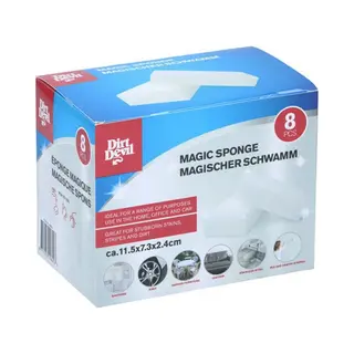 Wooners Wonderspons – 8 Stuks | Krachtige Reiniging Zonder Schoonmaakmiddel