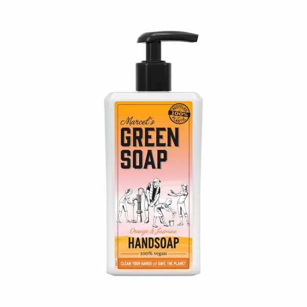 6x Marcel's Green Soap Handzeep Sinaasappel&Jasmijn 250 Ml thumbnail