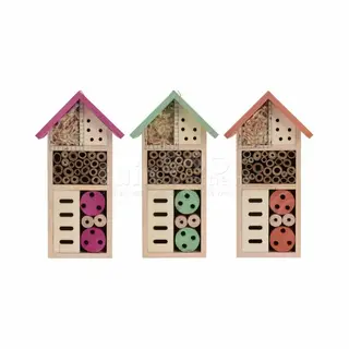 Sparks Hübsches, Kleines Insektenhotel - Farblich Sortiert - Preis Pro Stück - Höhe Ca. 26 Cm