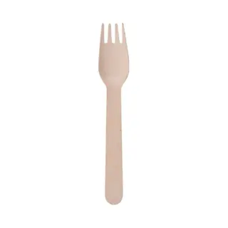 Furber. F-170431350 wegwerpvork Hout 20 stuk(s)