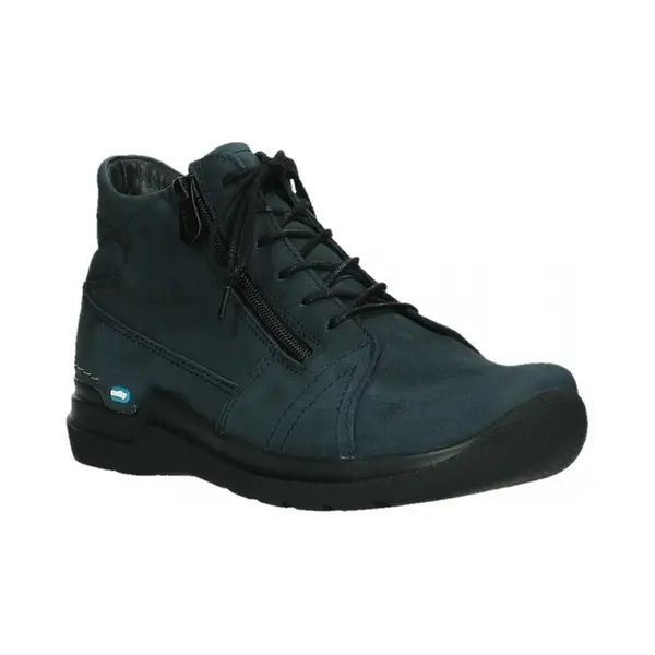 Wolky Comfort Schnürschuhe Why - 11800 Nubukleder Blau - 39 thumbnail