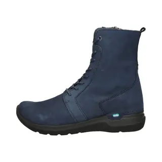 Wolky Viper Veterschoenen Hoog - Blauw - Maat 37