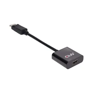 CLUB3D DisplayPort 1.2 to Hdmi 2.0 Uhd Active Adapter