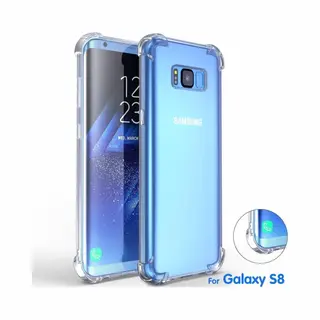 Shock Proof (Drop Cushion) Case Met Tpu Soft Frame Hoesje Voor Samsung Galaxy S8 Transparant Doorzichtig