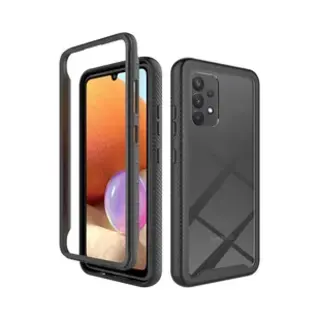 Hoesje Volledig Schokbestendig Cover Zwart Geschikt Voor Samsung Galaxy A32 4G